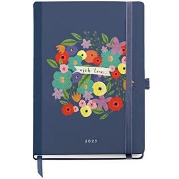 Miquelrius - Agenda anual 2023 - Día Página - Tamaño Plus 155 x 213 mm (aprox A5) - Cubierta rígida