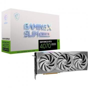 MSI GeForce RTX 4070 Super 12GB Gaming X Slim White