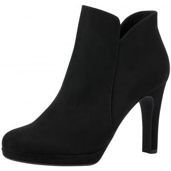 Botines de tacón alto Tamaris para mujer modelo 25316 en color negro, estilo elegante y femenino