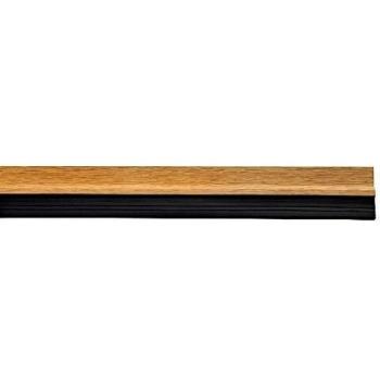 Burlete Puerta Pvc Roble Con Goma 1 Metro