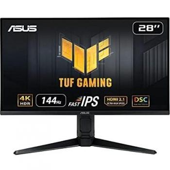 ASUS TUF Gaming VG28UQL1A 28 IPS LED 4K UHD Monitor with HDR10, G-SYNC Compatibility, FreeSync Support, Flicker-Free Technology, 144Hz Refresh Rate, and HDMI Display