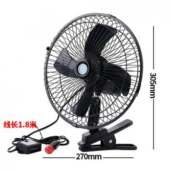 12v dc car interior ventilador bambolearse van truck cooler clip en cab front