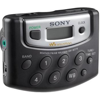 Sony SRF-M37W - Radio (Portátil, Digital, 87.5 - 108 MHz, LCD, Alcalino, AAA) Gris