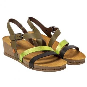 Sandalias de piel 1930 multicolor Art para mujer, modelo I Live, Nappa Multi Bronze, talla 40 EU