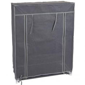 Caja de almacenaje Well Home en poliéster gris 60x30x80cm
