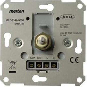 Merten MEG5144-0000 Dali-Drehdimmer-Einsatz Tunable White mit Spannungsversorgung