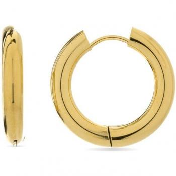 Pendientes de oro amarillo 18k Luxenter Amyck con diseño elegante y moderno