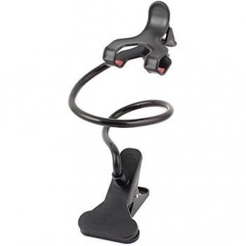 Sourcingmap-Coche flexible 360grados giratoria teléfono móvil soporte Negro