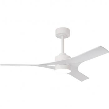Ventilador de Techo LED Thai Blanco con Motor DC Silencioso Ø 122 cm, Dimmable y Control Remoto CCT
