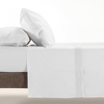 Juego de sábanas algodón punto de gancho Wabi Sabi Manterol cama 135/140cm