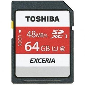Toshiba N301 - Tarjeta de memoria SDHC de 64 GB, UHS-I