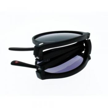 Montana Foldable Round Reading Sunglasses +1.00 Black for Men