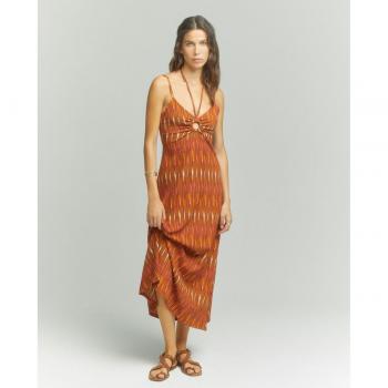 Vestido midi estampado Tintoretto