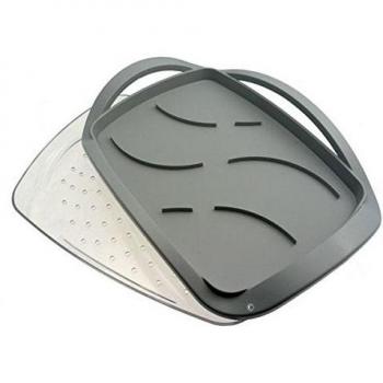 Fuente de cocción a vapor rectangular 345x260mm para horno De Dietrich, Brandt, Fagor y Sauter