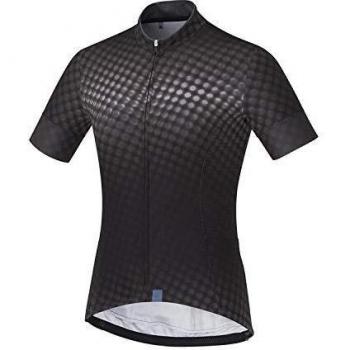 SHIMANO Maillot M/C SH W Sumire Neg W.M Camiseta, Mujer