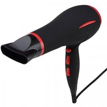 Secador de Pelo Eléctrico 1800-2200W Negro y Rojo Swiss Home