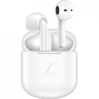 ZTE Buds Auriculares Inalámbricos Bluetooth Dentro de Oído para Llamadas y Música, Color Blanco
