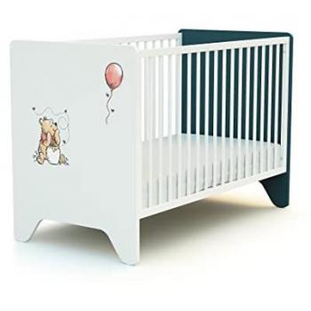 Cuna de Madera Disney Exploring Winnie Pato Azul 60 x 120 cm