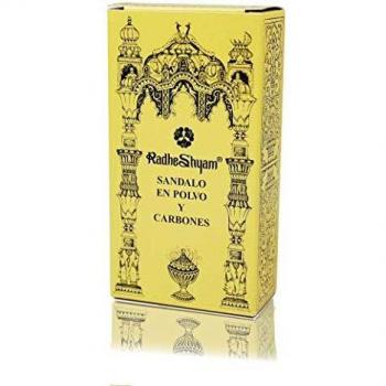 Radhe Incienso Sandalo En Polvo Y Carbones Radhe 100 Gr Incienso Radhe 100 Gramos 400 g