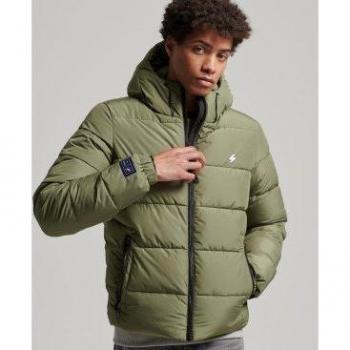 Chaqueta Superdry Sports Puffer Verde para Hombre