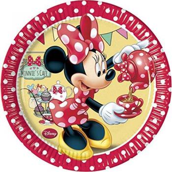 Perona Pack 8 platos 20 cm, Minnie Mouse, 20cm