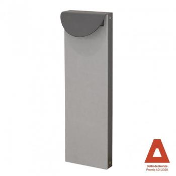 Baliza LED 60cm 8,5W 3000K Gris Neolith Phedra Satin - Lámpara de Pared y Aplique