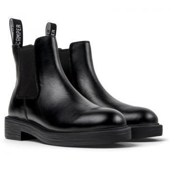 Botines de Mujer Camper Dean - Suela Ultraligera, Piel Lisa, Color Negro, Talla 39