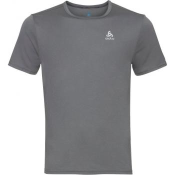 Odlo Men's Short Sleeve Crew Neck T-Shirt Cardada in Steel Grey