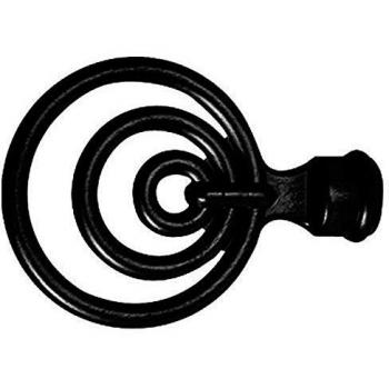 Riel Chyc 5432125 Terminal Forja Aros Ø 20 mm. Negro, Multicolor, X-Large