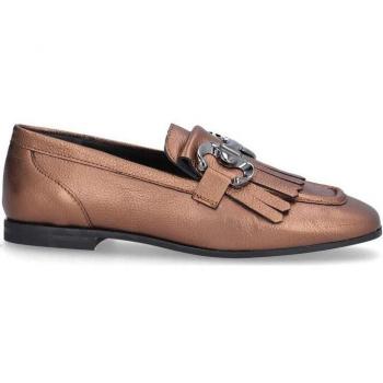 Mocasín de Piel con Estribo y Flecos - Alpe