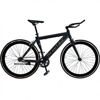 Helliot Bikes Hummer 01 Bicicleta de montaña Plegable, Adultos Unisex, Negra, M-L