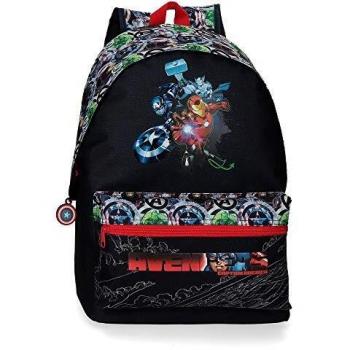 Marvel Los Vengadores Avengers Armour Up Mochila Doble Compartimento Azul 31x42x17,5 cms Poliéster 22.79L