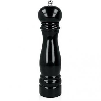 Metaltex - Molinillo Pimentero 21cm en madera lacada en color negro