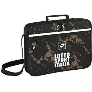 Lotto - Cartera para extraescolares, diseño Italia, 38 x 28 x 6 cm