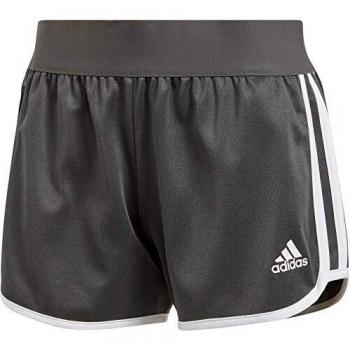 adidas Pantalones Cortos M10 Athletics Iteration para Mujer, Color Gris Oscuro, Blanco, XL