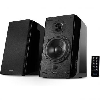 Edifier R2000DB Powered Bluetooth Bookshelf Speaker, Black, Medium