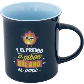 Mr. Wonderful WOA11318ES Tazón Multicolor Universal 1 Pieza(s) - Taza Y el Premio al Pibón del Año es Para…