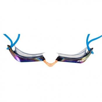 Gafas de Natación Mosconi Elite Mirror - Protección UV, Espejeadas, Adultos Unisex, Color Azul