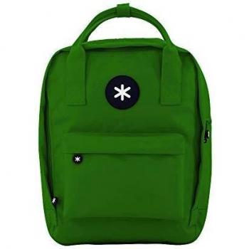 CARTERA ESCOLAR ANTARTIK MOCHILA 2 ASAS Y BOLSILLOS EXTERIORES VERDE CAQUI 270X120X380 CM