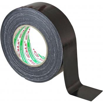 Bande adhésive en tissu keepdrum Ruban adhésif gaffer Noir 50 m