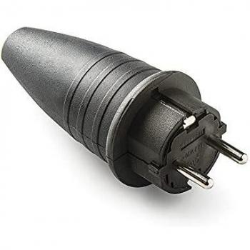 Famatel 1144 Clavijas Goma IP44, Negro, Normall- Pequeño