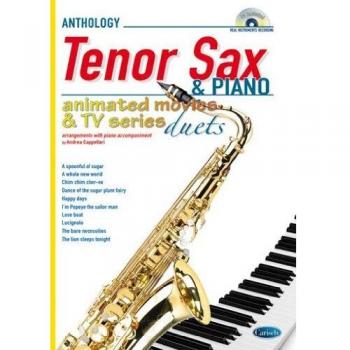 Animated Movies and TV Duets for Tenor Sax And Piano: Anthology Duets