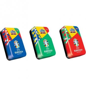 MEGA LATA CARTAS MATCH ATTAX EUROCOPA 2024 CON CUATRO CARTAS LIMITADAS