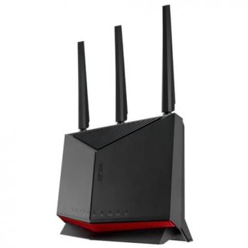 Router ASUS RT-BE86U WiFi 7 8600Mbps, 1x Puerto 10G, 4 Puertos 2.5G, Color Negro