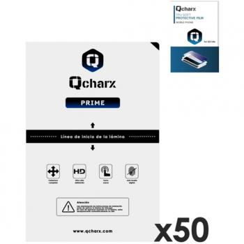 Láminas de Protección Frontales QCHARX Hidrogel Prime para Qx1 Lite 50 Unidades