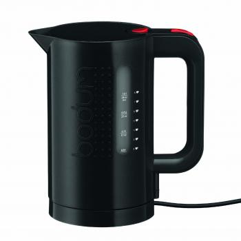 Bodum Bistro Hervidor de Agua eléctrico, 1 l, 1300 W, plástico, Negro