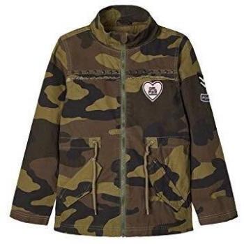 NAME IT Nkfmelsa Camo Jacket Chaqueta, Winter Moss, 116 para Niñas