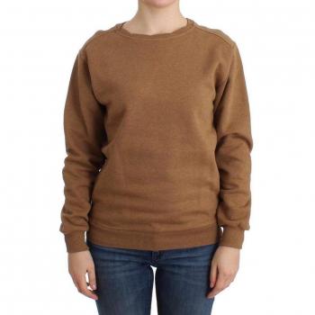 John Galliano Brown Crewneck Cotton Sweater - S