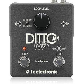 tc electronic DITTO JAM X2 LOOPER Intuitive Looper Pedal with Responsive BeatSense Technology