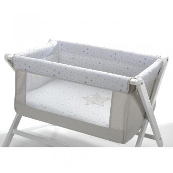 VESTIDURA MINICUNA ACOLCHADA CON VENTANA ESTRELLA DORMILONA Beig